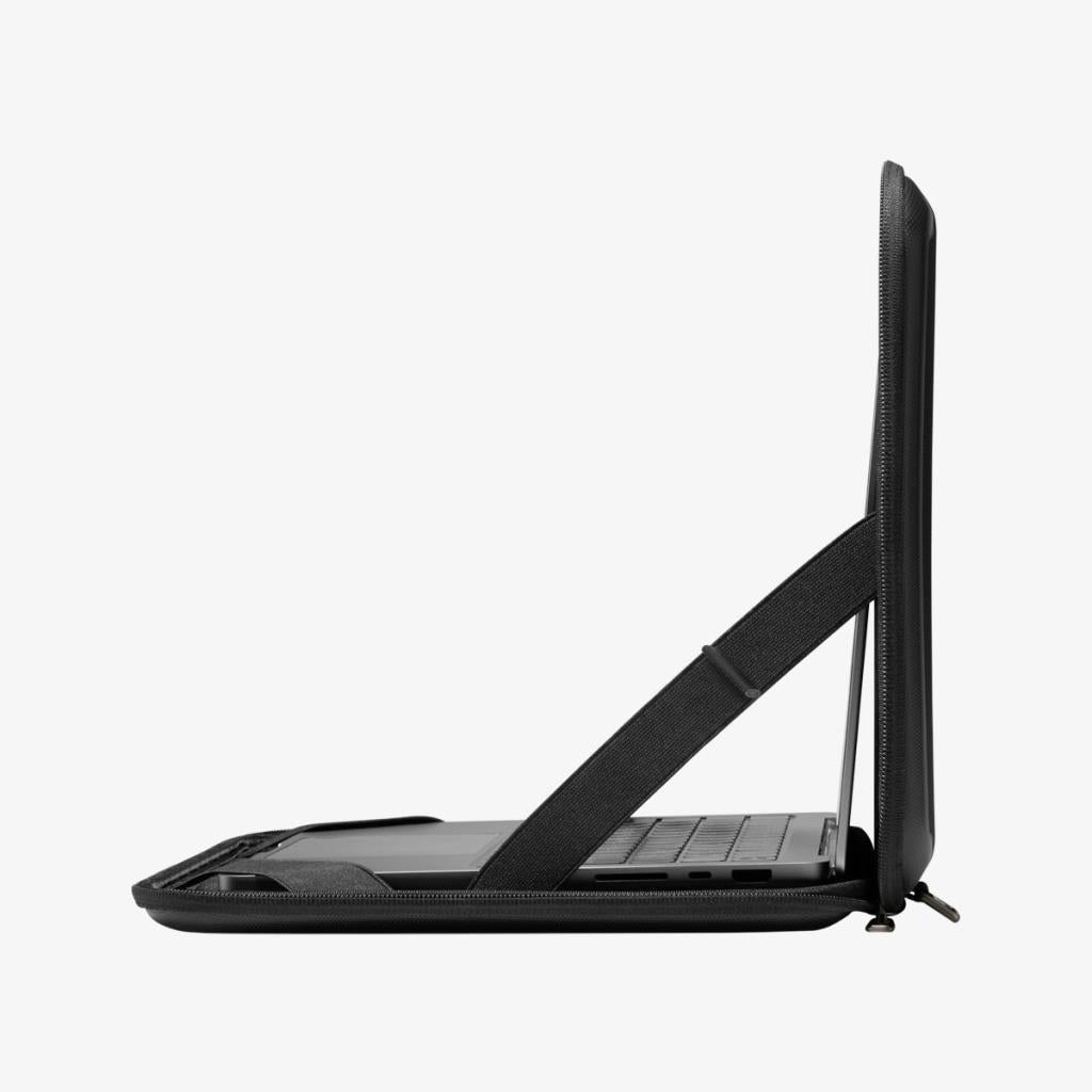 Spigen MacBook & Notebook Laptop 14'' Taşıma Çantası Rugged Armor Pro Pouch Black - AFA04270-Outlet