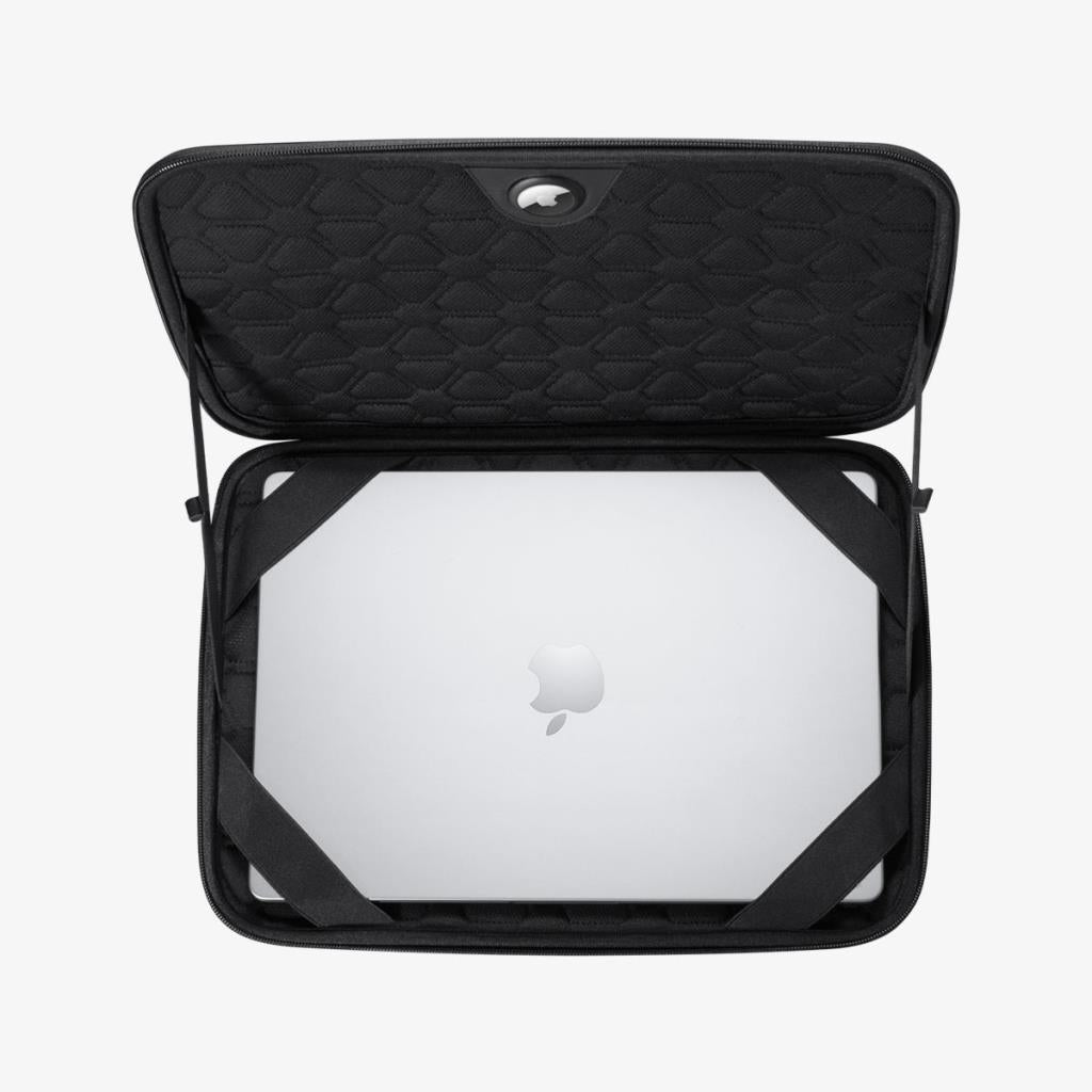 Spigen MacBook & Notebook Laptop 14'' Taşıma Çantası Rugged Armor Pro Pouch Black - AFA04270-Outlet