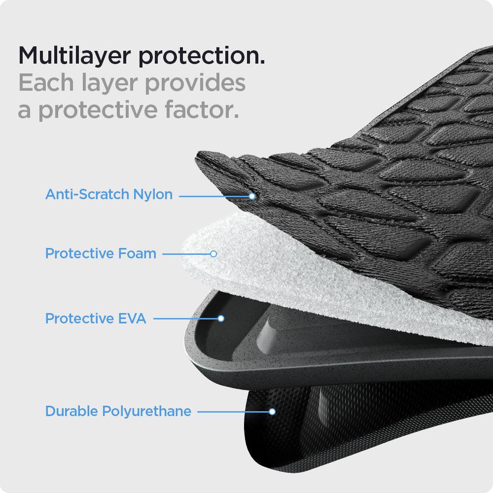 Spigen MacBook & Notebook Laptop 14'' Taşıma Çantası Rugged Armor Pro Pouch Black - AFA04270-Outlet