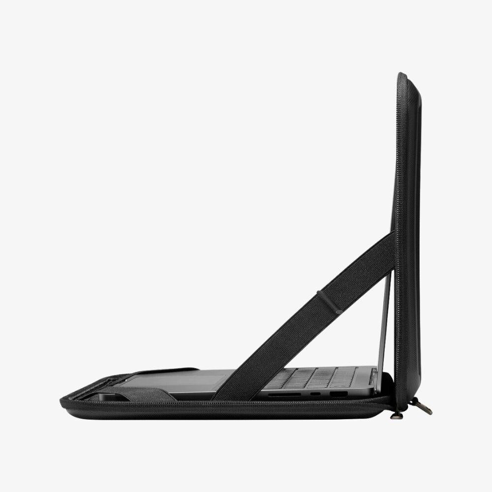 Spigen MacBook Pro 16'' Uyumlu Taşıma Çantası Rugged Armor Pro Pouch Black  AFA04271 - Teşhir