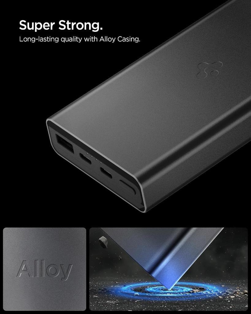 Spigen EA3020 20000 mAh Hızlı Şarj Powerbank - OUTLET