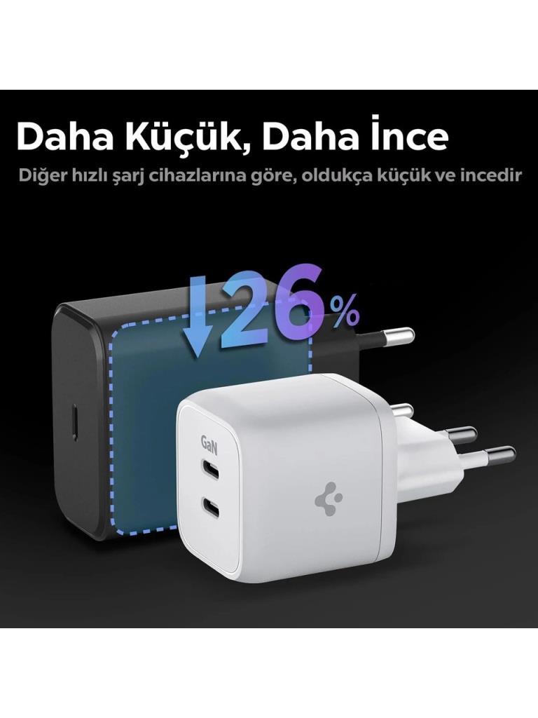449*****************Spigen PowerArc ArcStation PE2105 45 W Type-C Hızlı Şarj Adaptörü Outlet