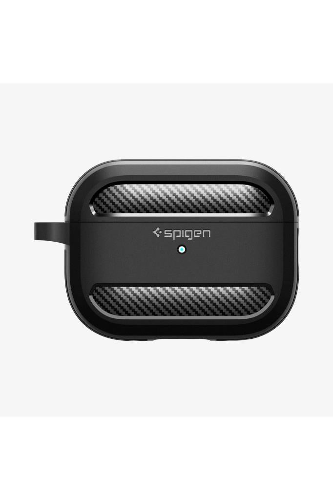Spigen AirPods Pro (2.Nesil) Kılıf, Spigen Rugged Armor Matte Black Outlet