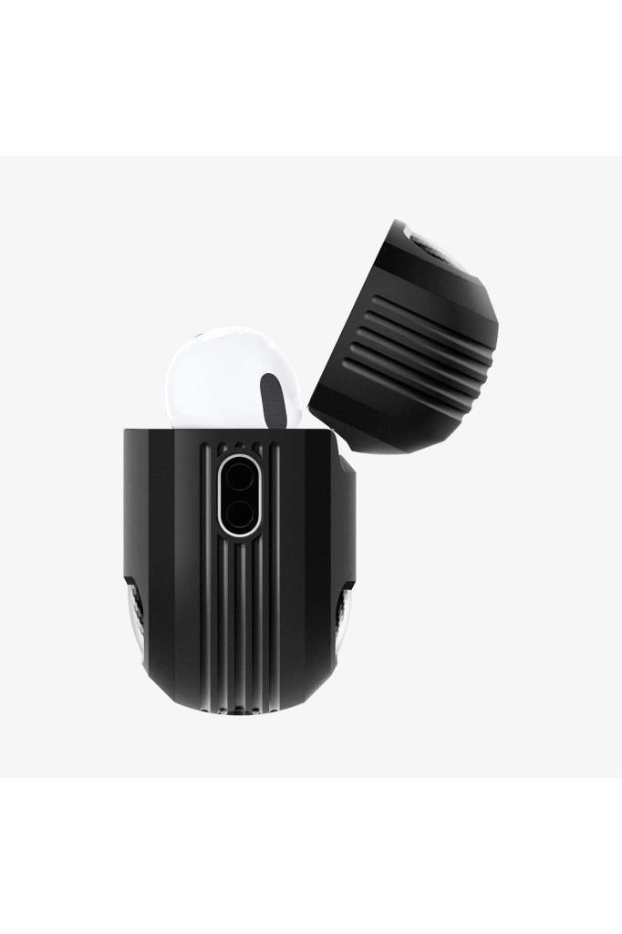 Spigen AirPods Pro (2.Nesil) Kılıf, Spigen Rugged Armor Matte Black Outlet