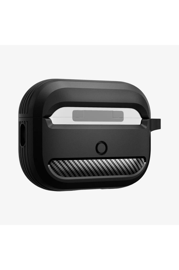 Spigen AirPods Pro (2. nesil) Kılıf Rugged Armor Matte Black - ACS05482