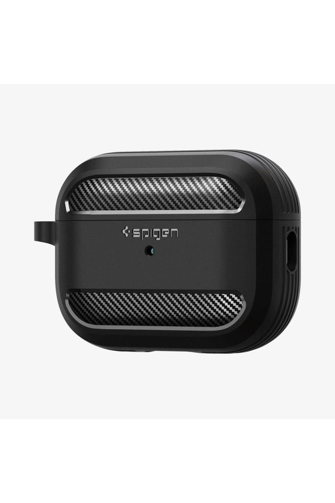 Spigen AirPods Pro (2. nesil) Kılıf Rugged Armor Matte Black - ACS05482