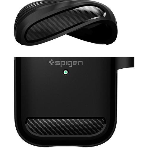Spigen Apple AirPods 2nd/1st Generation Compatible Case Rugged Armor Black - ASD01117 