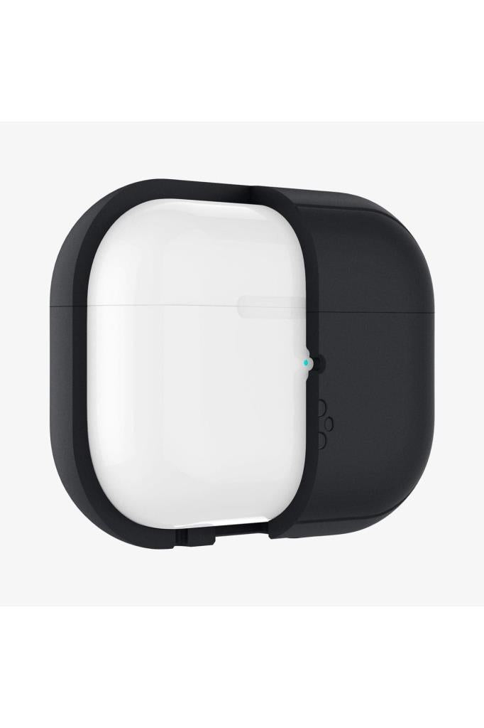 Spigen AirPods Pro (2.Nesil) Kılıf, Spigen Silicone Fit + Strap (Askı İpi) Black Outlet