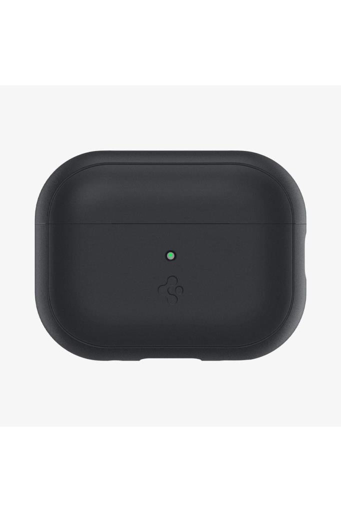 Spigen AirPods Pro (2.Nesil) Kılıf, Spigen Silicone Fit + Strap (Askı İpi) Black Outlet
