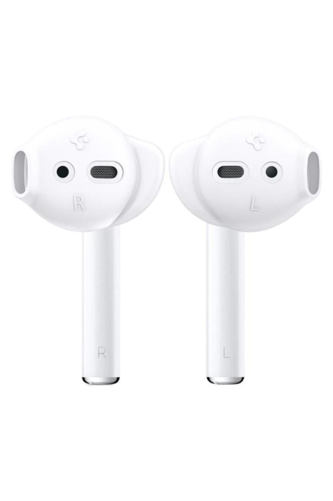 AirPods 2/1 Nesil Uyumlu Kılıf, Spigen Earhooks Teka RA201 White