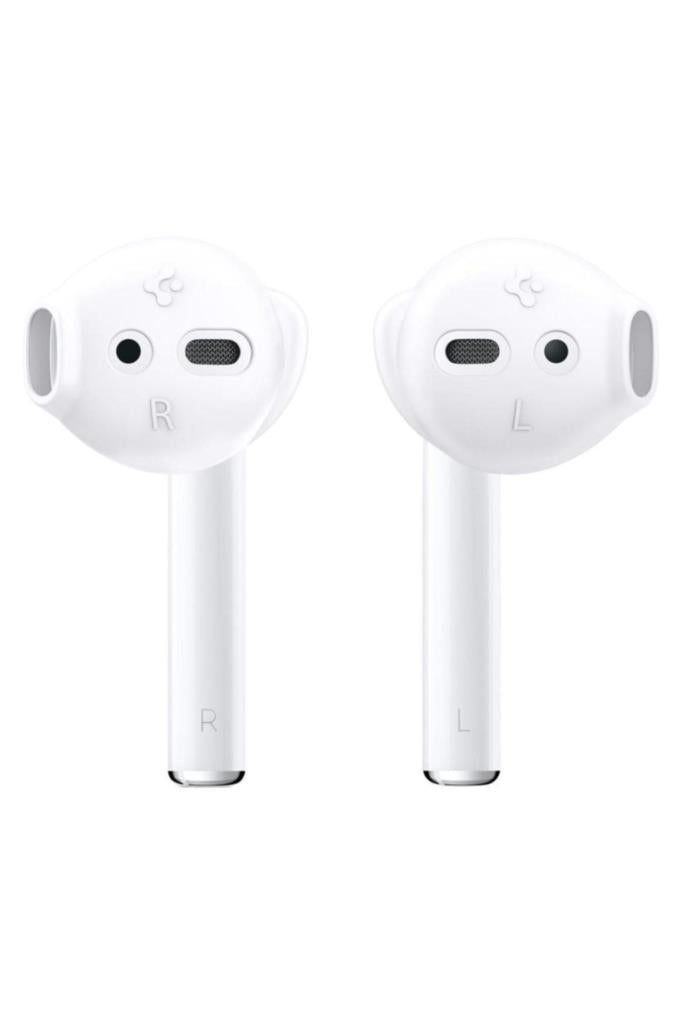 AirPods 2/1 Nesil Uyumlu Kılıf, Spigen Earhooks Teka RA201 White
