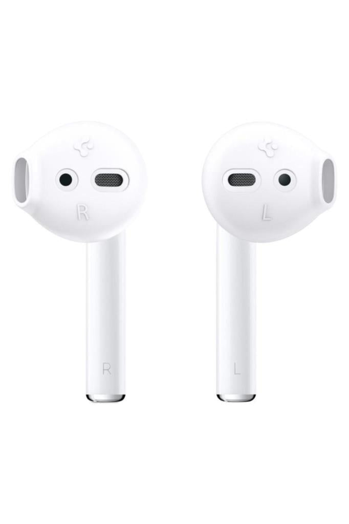 AirPods 2/1 Nesil Uyumlu Kılıf, Spigen Earhooks Teka RA201 White