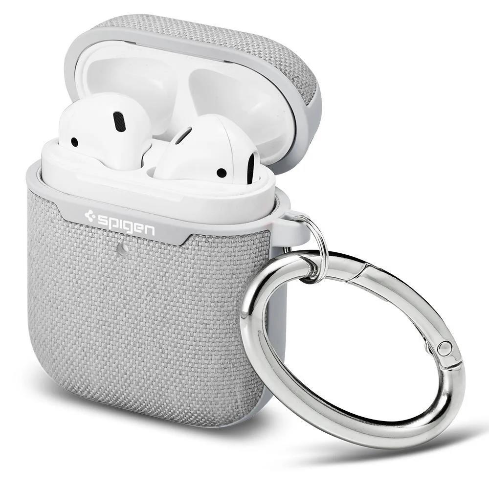 Spigen Apple AirPods 2/1 Nesil Uyumlu Kılıf Urban Fit Dokuma Gray