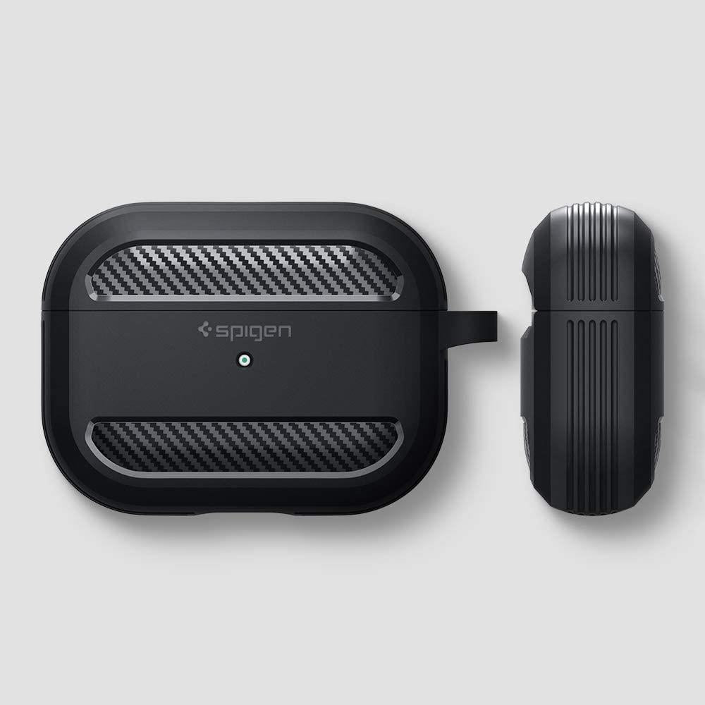 Spigen Apple AirPods Pro Kılıf Rugged Armor Charcoal Gray-ASD0144