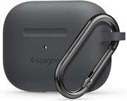 Spigen AirPods Pro ile Uyumlu Kılıf Silicone Fit Kaymaz Silikon Kömür Kapak - ASD00536 - Outlet