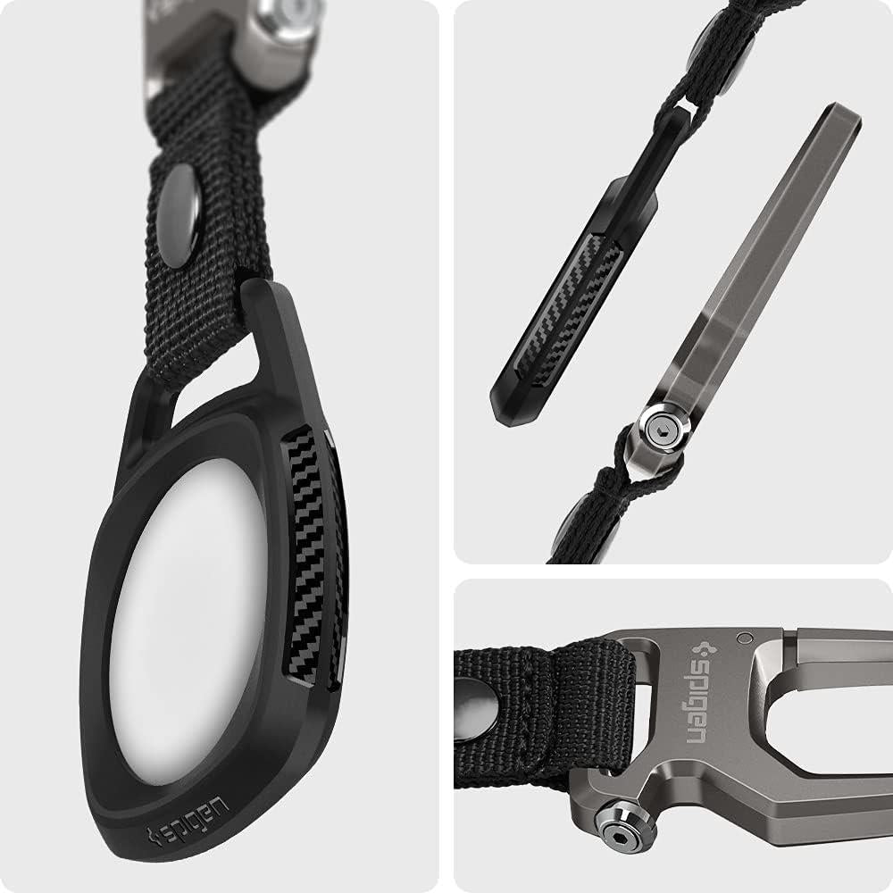 Spigen Apple AirTag Kılıf Rugged Armor Matte Black Siyah – AMP01565 - TEŞHİR