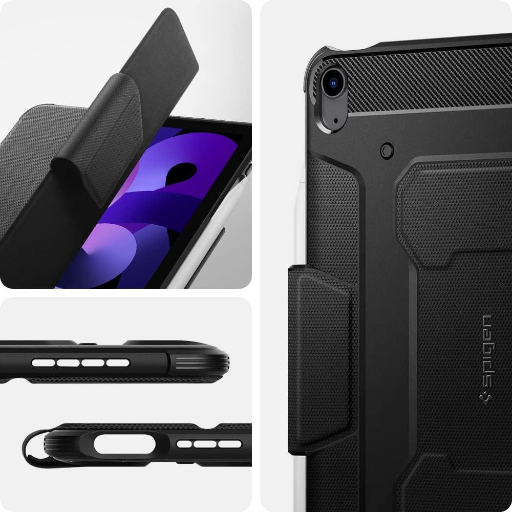 Spigen iPad Air 11" M4 (2026) / M3 (2025) / M2 (2024) / iPad Air 10.9" (2022 / 2020) Kılıf Rugged Armor Pro Siyah – ACS02054 - TEŞHİR
