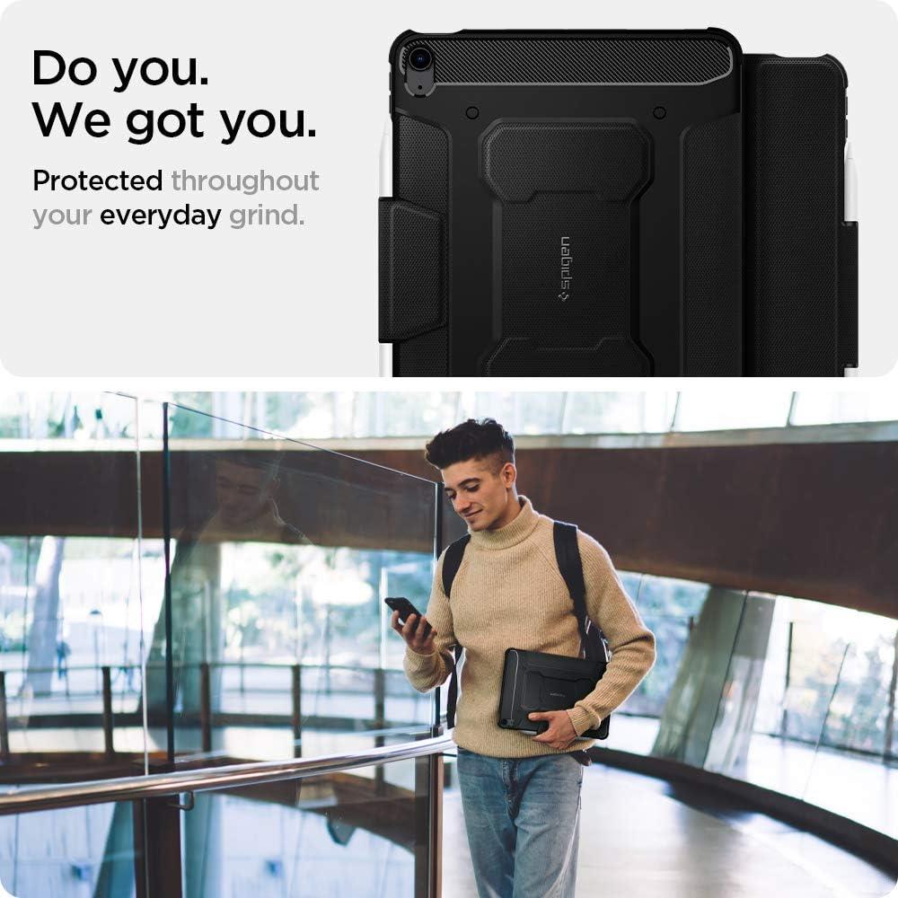 Spigen iPad Air 11" M4 (2026) / M3 (2025) / M2 (2024) / iPad Air 10.9" (2022 / 2020) Kılıf Rugged Armor Pro Siyah – ACS02054 - TEŞHİR