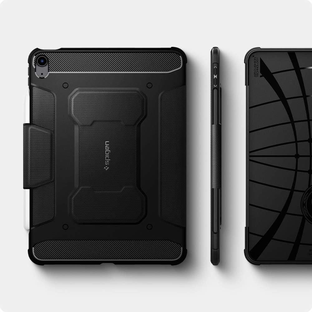 Spigen iPad Air 11" M4 (2026) / M3 (2025) / M2 (2024) / iPad Air 10.9" (2022 / 2020) Kılıf Rugged Armor Pro Siyah – ACS02054 - TEŞHİR