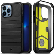 13 Pro Max Kılıf Geo Armor 360 (Kılıf + Ekran Panelli Tam Koruma) Black - ACS03235 Outlet
