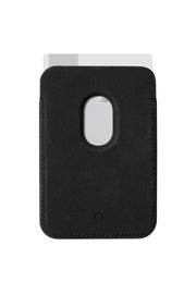 Spigen Apple MagSafe iPhone 15 / iPhone 14 / iPhone 13 / iPhone 12 Serisi için 3 Kart Hazneli Cüzdan Valentinus Black - TEŞHİR