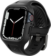 Spigen Apple Watch 41mm (Seri 9/8/7) ile uyumlu Kılıf, Kordon Kayış Liquid Air Pro Black - TEŞHİR