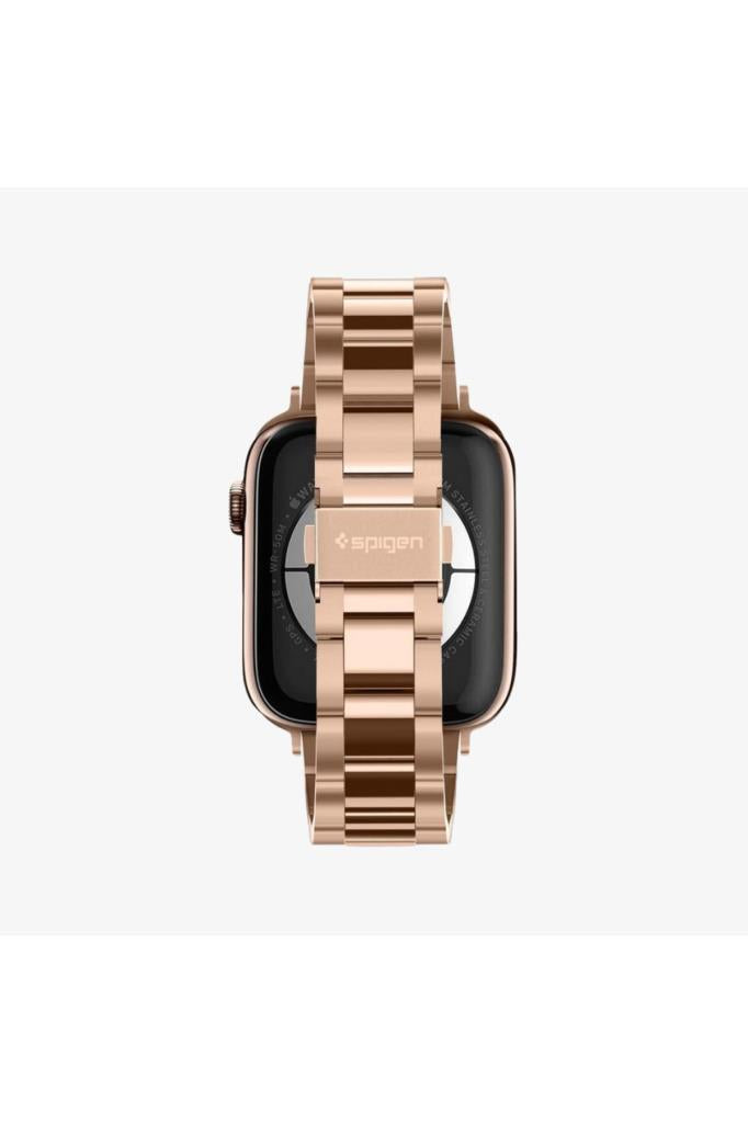 Spigen Apple Watch 42mm Seri 10 - 41mm Seri 9/8/7 - 40mm Seri SE2/SE/6/5/4 Kordon Kayış Band Modern Fit Rose Gold Outlet