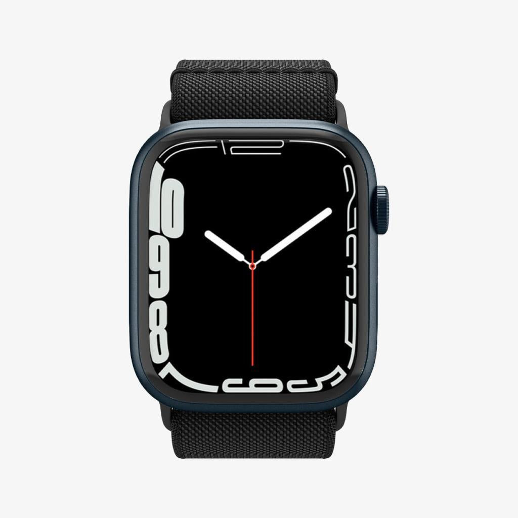 Spigen Apple Watch 42mm Seri 11/10 - 41mm Seri 9/8/7 - 40mm Seri SE2/SE/6/5/4 ile uyumlu Kordon Kayış Band Lite Fit Black Outlet