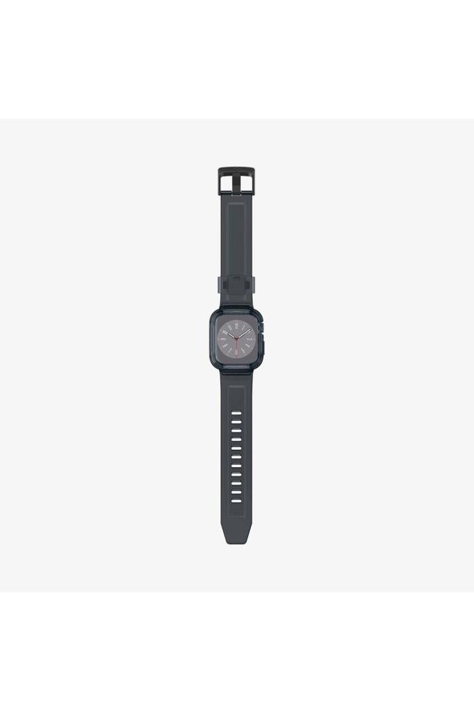 Spigen Apple Watch 45mm (Seri 9/8/7) Kılıf & Kordon Kayış Liquid Crystal Pro Space Crystal - ACS04173 Teşhir