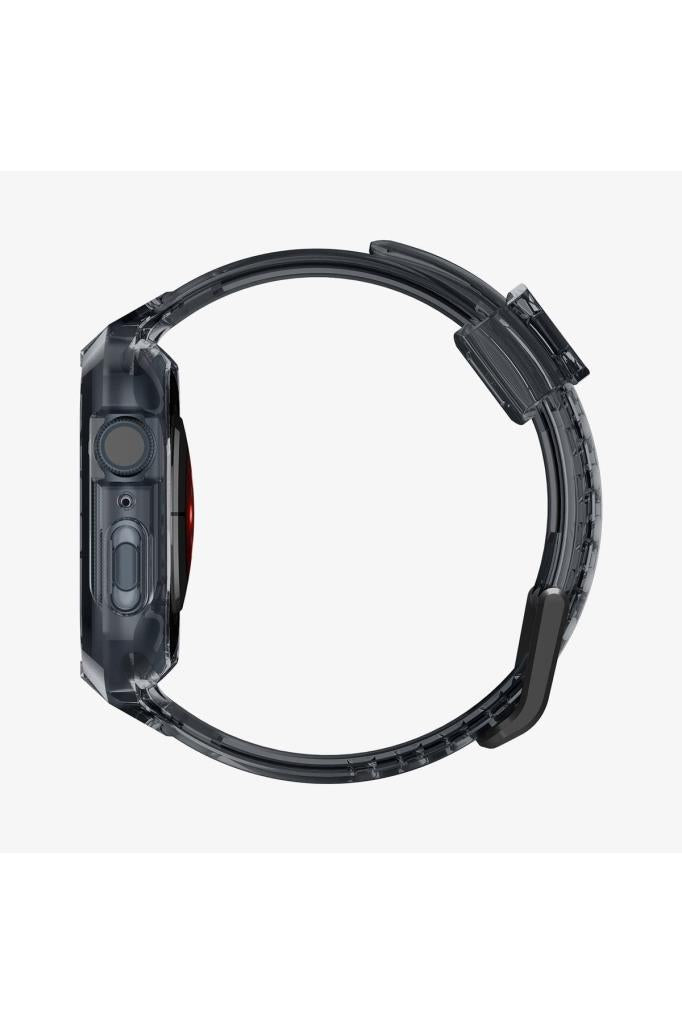 Spigen Apple Watch 45mm (Seri 9/8/7) Kılıf & Kordon Kayış Liquid Crystal Pro Space Crystal - ACS04173 Teşhir