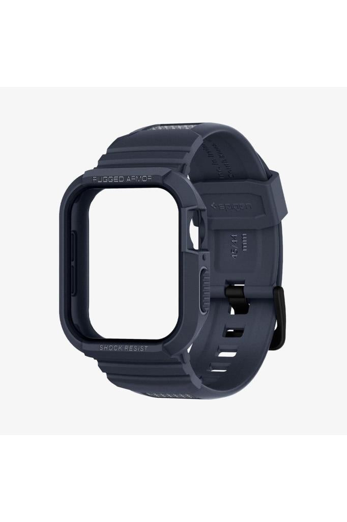 Apple Watch Seri (45mm / 44mm) Kılıf, Spigen Rugged Armor Pro Charcoal Gray Outlet