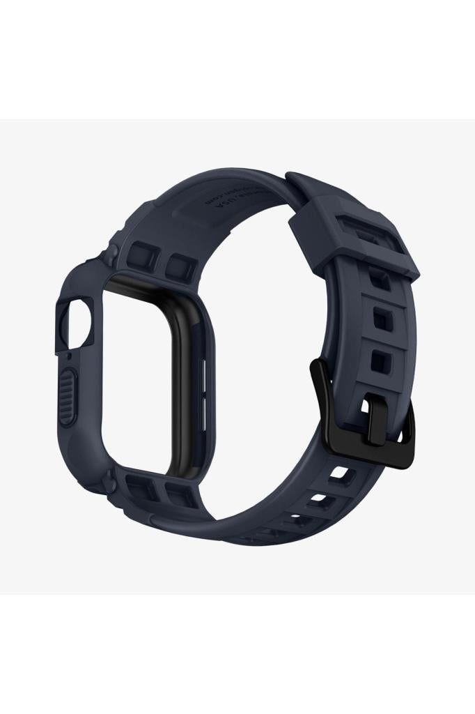 Apple Watch Seri (45mm / 44mm) Kılıf, Spigen Rugged Armor Pro Charcoal Gray Outlet