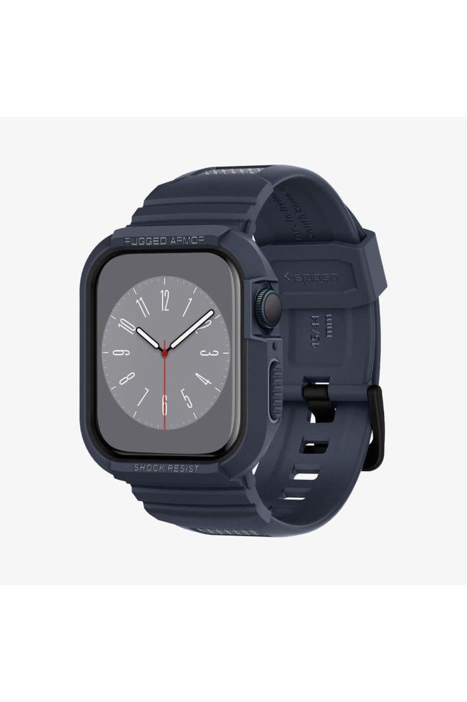 Apple Watch Seri (45mm / 44mm) Kılıf, Spigen Rugged Armor Pro Charcoal Gray Outlet