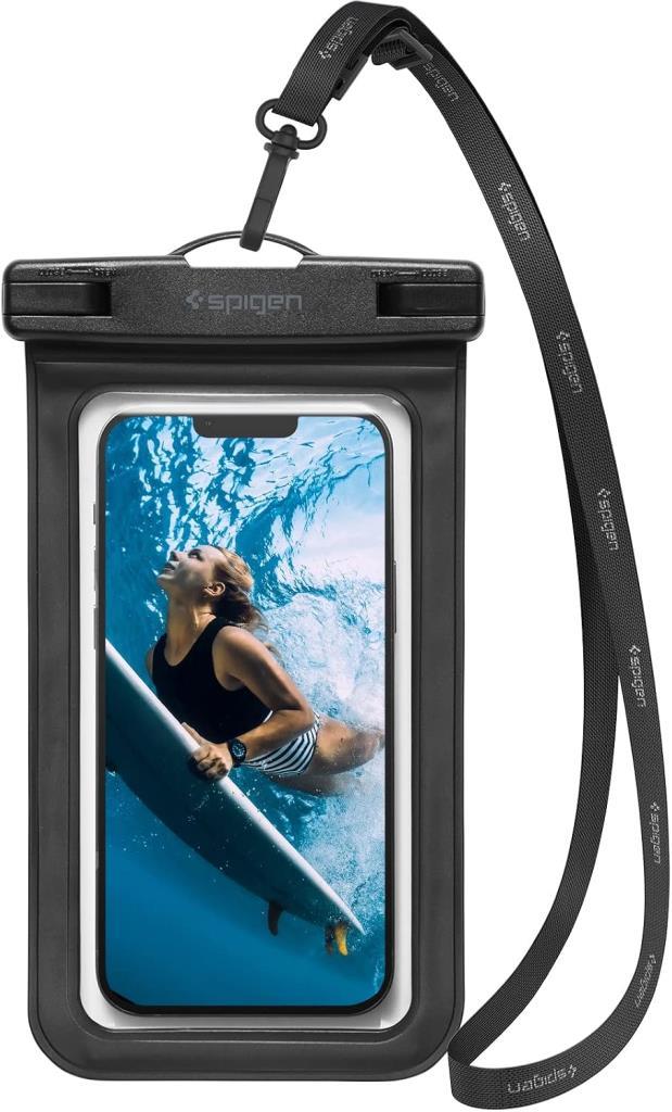 Spigen Aqua Shield WaterProof iPX8 Sertifikalı Su Geçirmez Kılıf A601 Black - AMP04525 - Teşhir