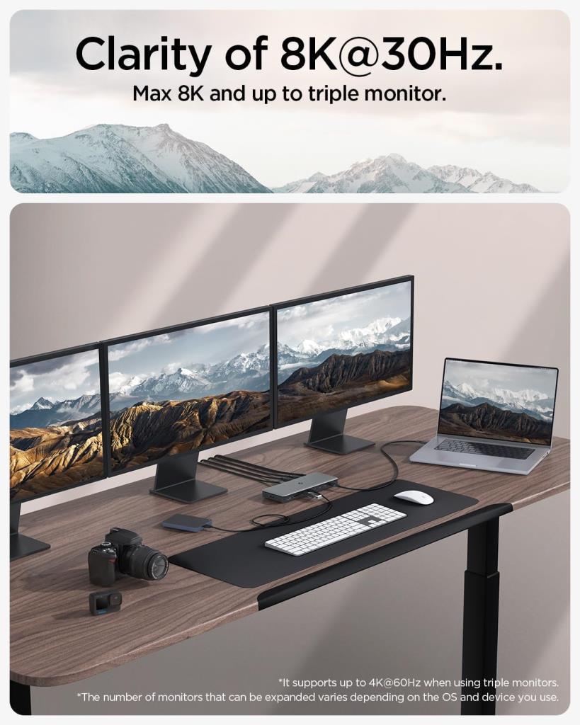 Spigen ArcDockPro ACA06518 Laptop Docking Station - TEŞHİR