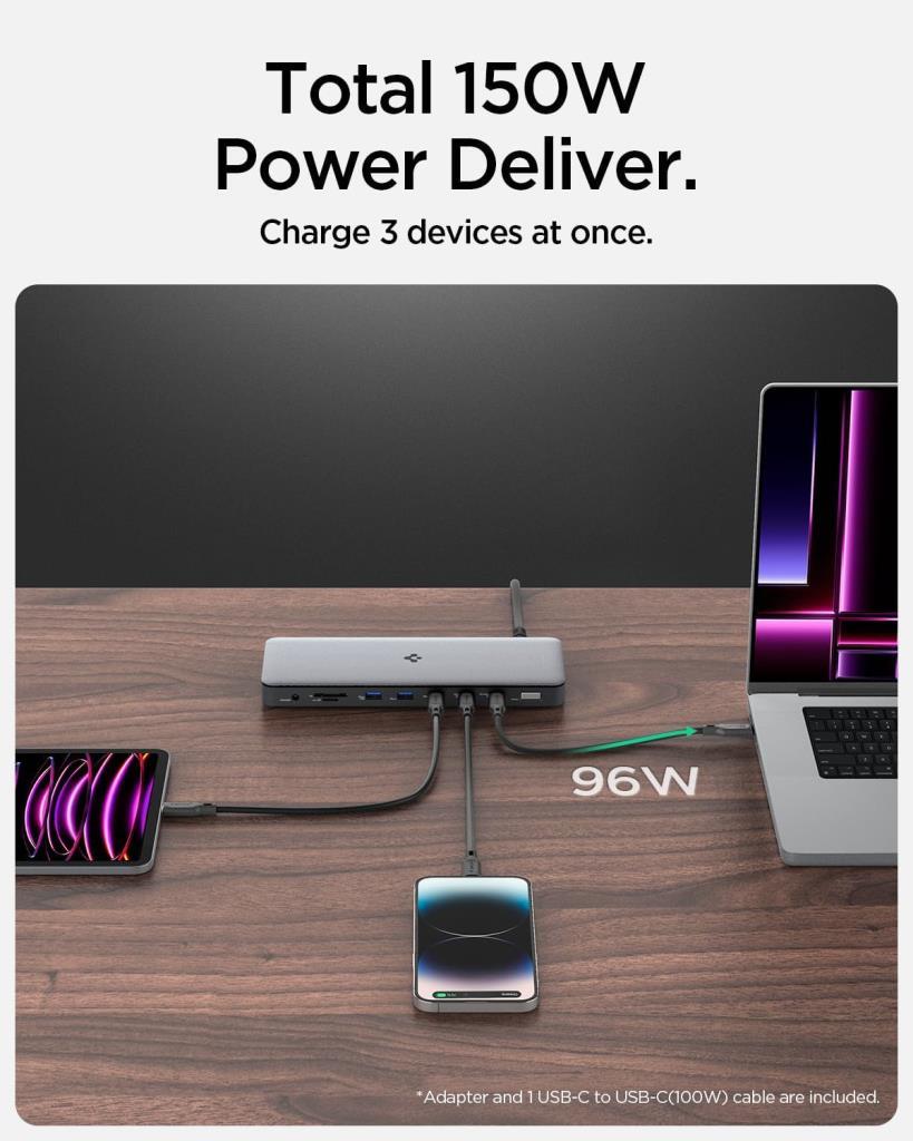 Spigen ArcDockPro ACA06518 Laptop Docking Station - TEŞHİR