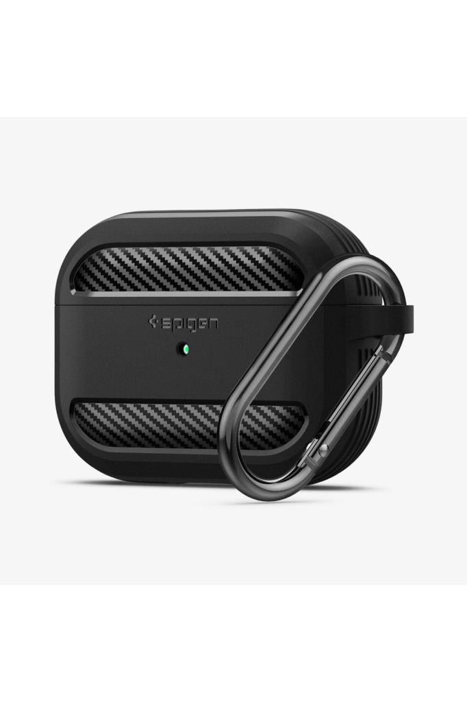 Spigen AirPods Pro Kulaklık Kılıf, Spigen Rugged Armor Matte Black Outlet