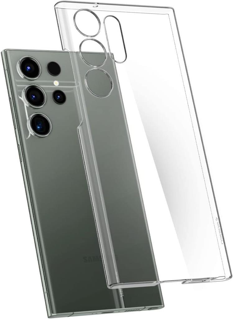 Spigen Samsung Galaxy S23 Ultra Kılıf AirSkin Crystal Clear Şeffaf – ACS05635 - TEŞHİR