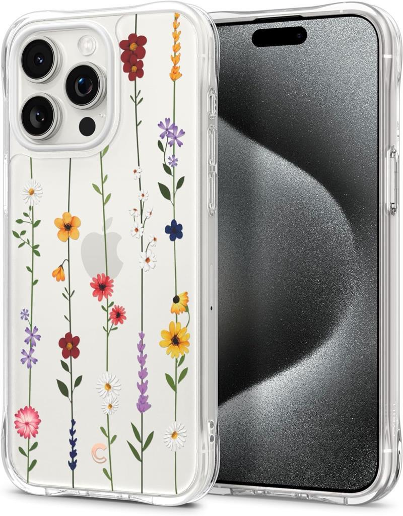 Spigen Ciel by Cyrill Apple iPhone 15 Pro Kılıf Cecile Flower Garden - ACS06760-OUTLET
