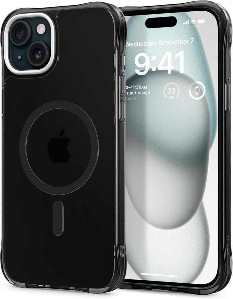 Spigen Ciel by CYRILL Apple iPhone 15 Plus ile Uyumlu Kılıf Ultra Sheer Mag MagSafe özellikli Black - ACS06682 Outlet