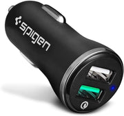 Spigen F27QC Çift USB 2.4A Hızlı Araç Şarj Aleti Teşhir