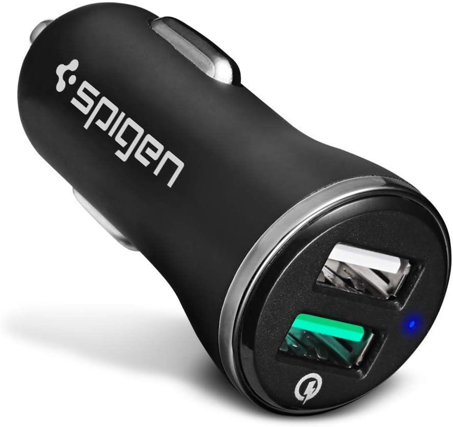 Spigen F27QC Çift USB 2.4A Hızlı Araç Şarj Aleti Teşhir