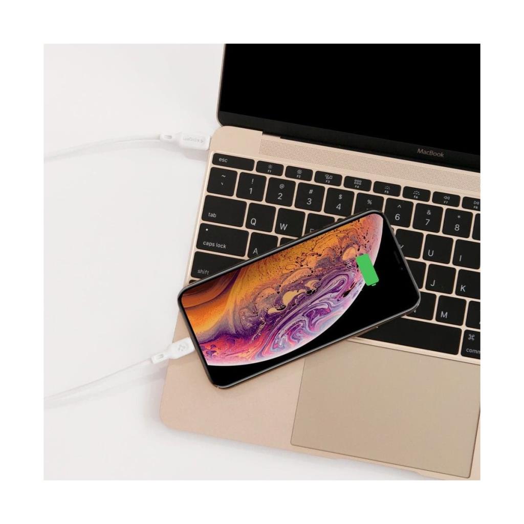 Spigen Essential C10CL 1 m Type-C to Lightning Şarj Kablosu