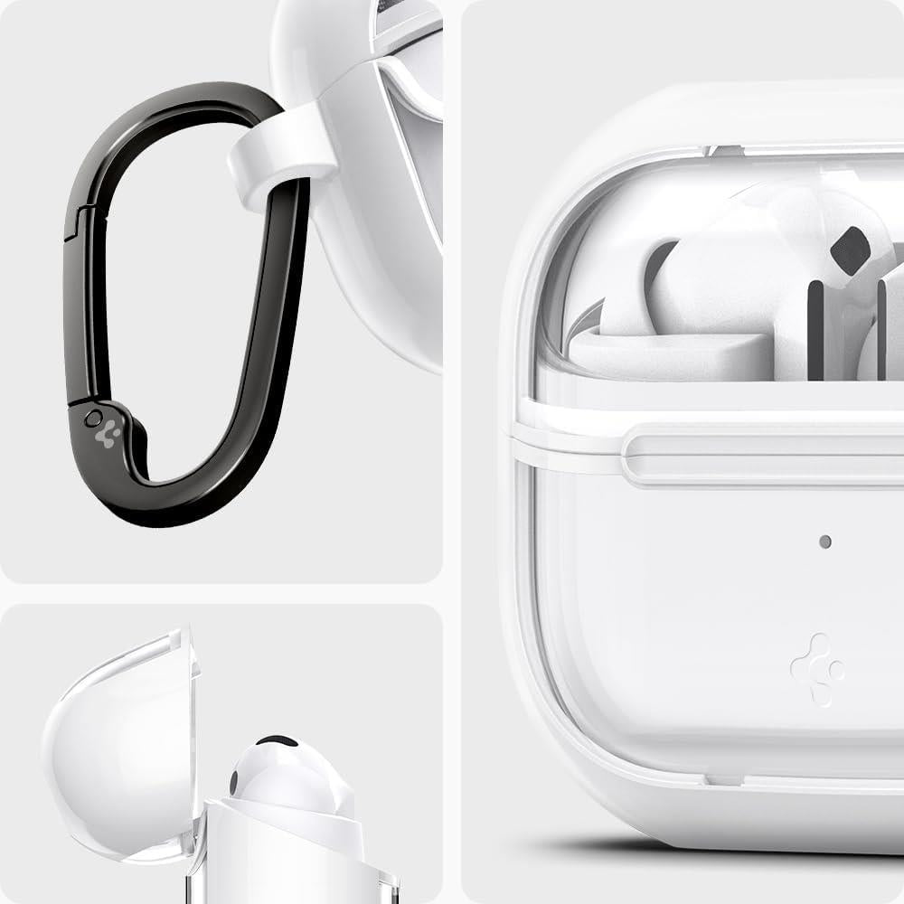 Spigen Galaxy Buds 3 Pro / Buds 3 Uyumlu Ultra Hybrid Jet White Beyaz Kılıf ACS08431 - Outlet