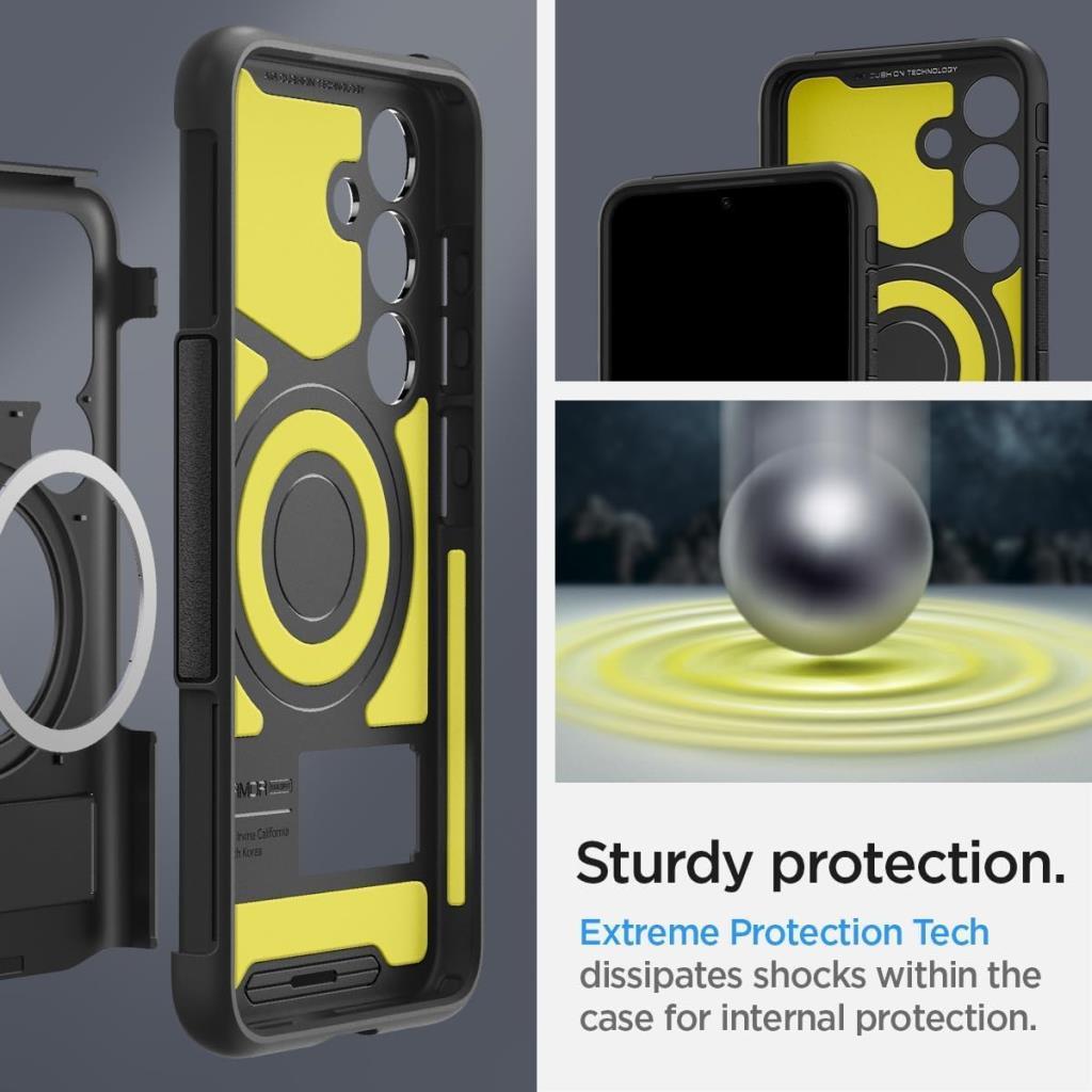 Spigen Samsung Galaxy S24 Plus Kılıf Slim Armor MagFit Siyah (Black) – ACS07196 - TEŞHİR