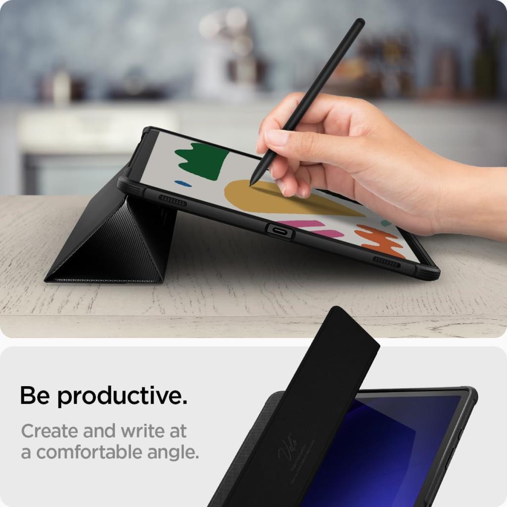 Spigen Galaxy Tab S10 Plus / Tab S9 Plus Kılıf Rugged Armor Pro Black - Teşhir