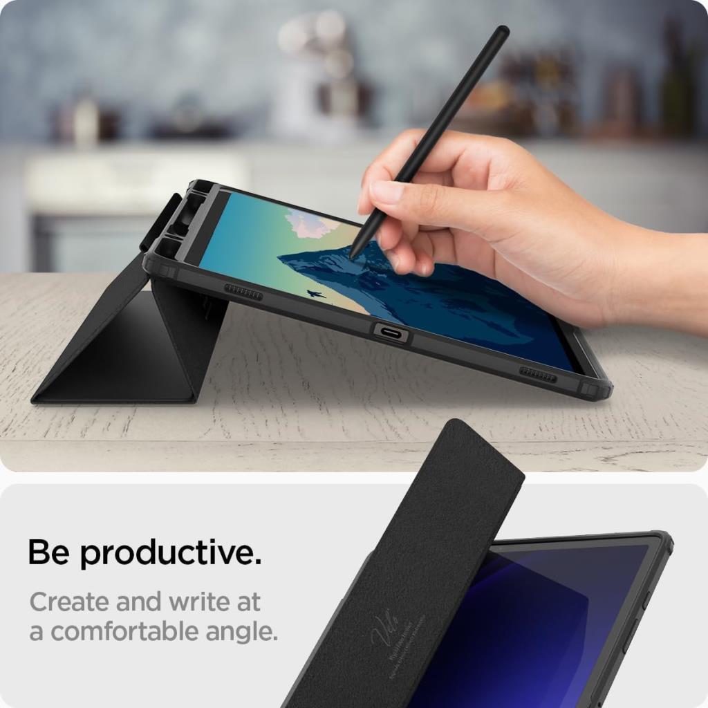 Spigen Galaxy Tab S10 Plus / Tab S9 Plus Kılıf Ultra Hybrid Pro Black - Teşhir