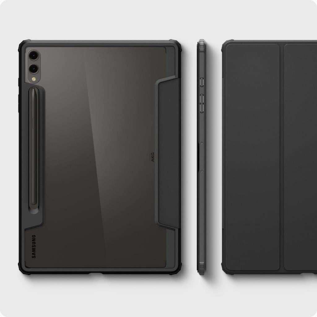 Spigen Galaxy Tab S10 Plus / Tab S9 Plus Kılıf Ultra Hybrid Pro Black - Teşhir