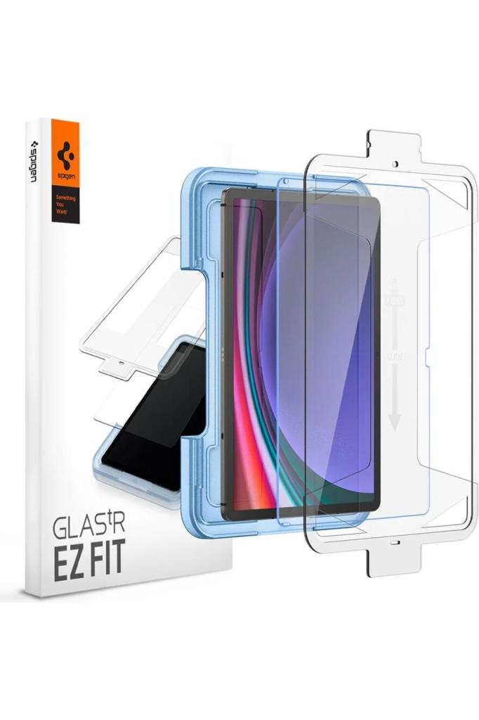 Spigen Galaxy Tab S10 FE / Tab S9 FE Cam Ekran Koruyucu Kolay Kurulum GLAS.tR EZ Fit Slim HD - OUTLET