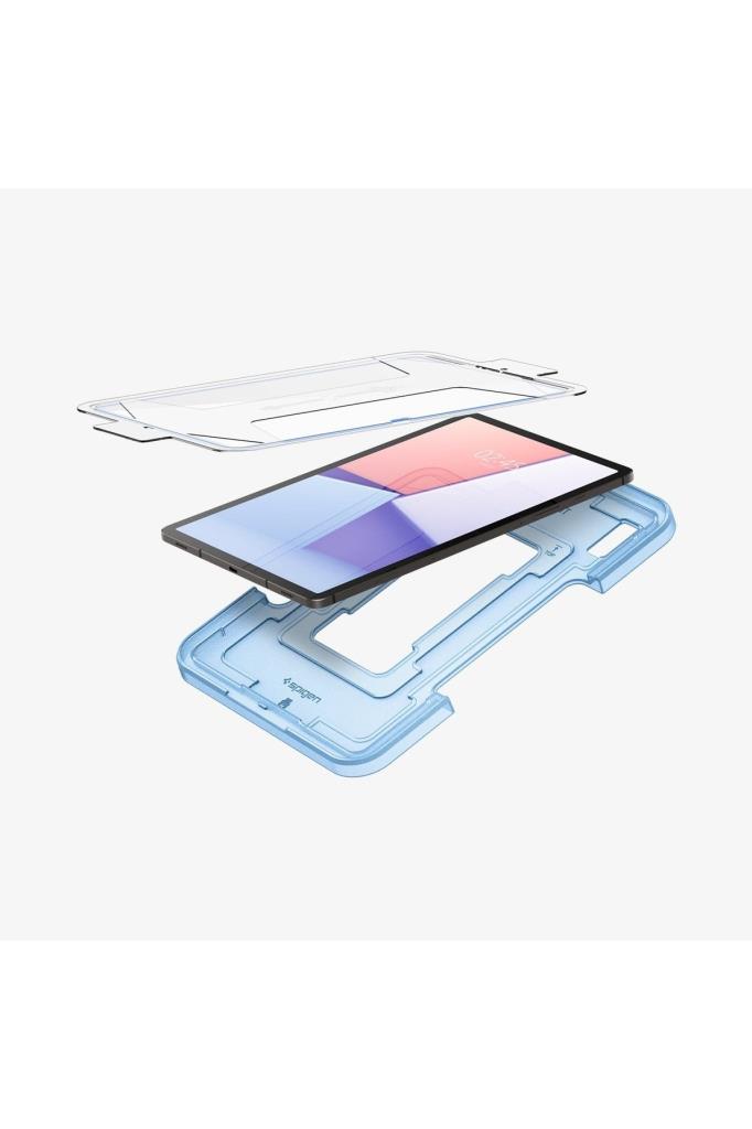 Spigen Galaxy Tab S10 FE / Tab S9 FE Cam Ekran Koruyucu Kolay Kurulum GLAS.tR EZ Fit Slim HD - OUTLET